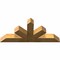 Ekena Millwork Saratoga Rough Sawn Timber Gable Bracket, Western Red Cedar, 60"W x 27"H x 6"D x 6"F, 11/12 Pitch GBW060X27X0606SAR00RWR - alternate 2